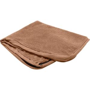 Furhaven Replacement Dog Bed Cover Water-Resistant Indoor/Outdoor Logo Print Oxford Polycanvas Mattress, Washable – Deep Lagoon, Jumbo (X-Large)(Terry & Suede (Camel))