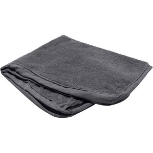 Furhaven Replacement Dog Bed Cover Water-Resistant Indoor/Outdoor Logo Print Oxford Polycanvas Mattress, Washable – Deep Lagoon, Jumbo (X-Large)(Terry & Suede (Gray))