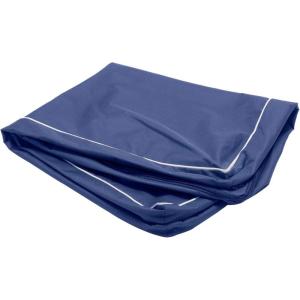 Furhaven Replacement Dog Bed Cover Water-Resistant Indoor/Outdoor Logo Print Oxford Polycanvas Mattress, Washable – Deep Lagoon, Jumbo (X-Large)(Water-Resistant Solid Polycanvas (Blue))