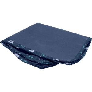 Furhaven Replacement Dog Bed Cover Water-Resistant Indoor/Outdoor Logo Print Oxford Polycanvas Mattress, Washable – Deep Lagoon, Jumbo (X-Large)(Water-Resistant Garden Print (Lapis Blue))