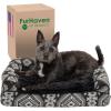 (Plush & Southwest Kilim Decor) Black Medallion