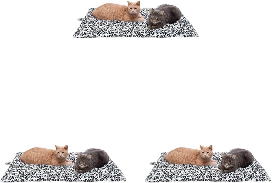 imageFurhaven ThermaNAP SelfWarming Cat Bed for Indoor Cats ampamp Small Dogs Washable ampamp Reflects Body Heat Quilted Faux Fur Reflective Bed Mat Leopard SmallSnow Leopard
