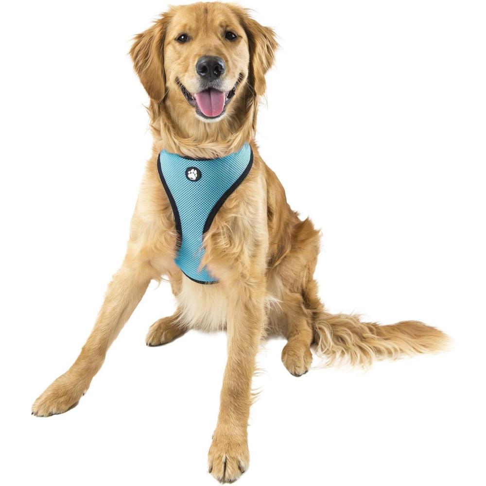 imageFurhaven Adjustable Padded Mesh Dog Harness Lagoon Blue Extra Large