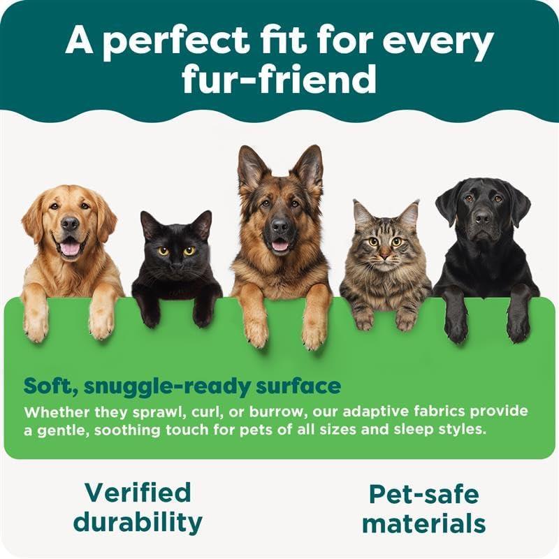 imageFurHaven Waterproof Throw Blanket for Dogs ampamp Indoor Cats Reversible Protective Pet Blanket Extra Large Long Faux Fur ampamp Velvet Driftwood