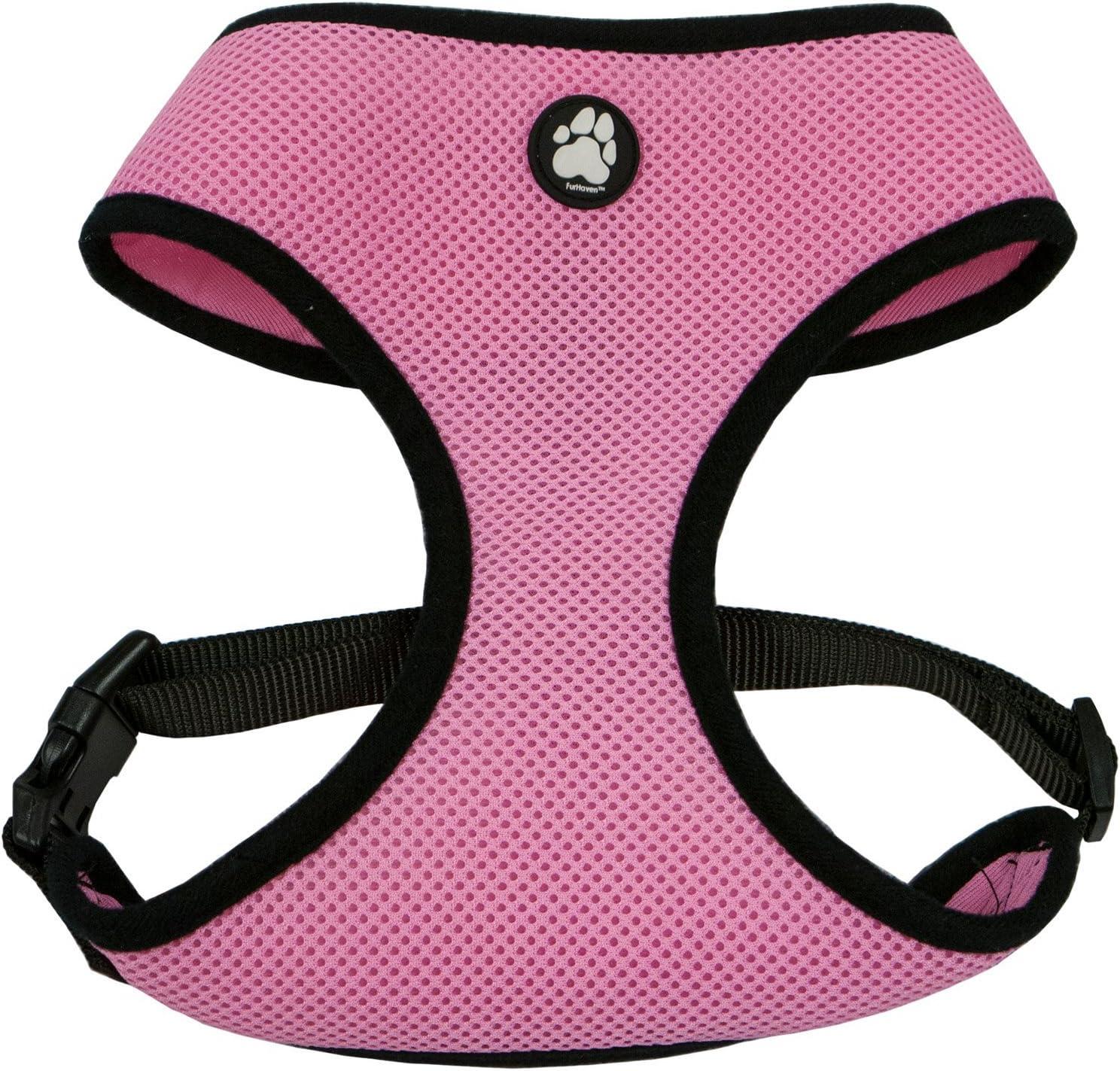 imageFurhaven Adjustable Padded Mesh Dog Harness Black Large