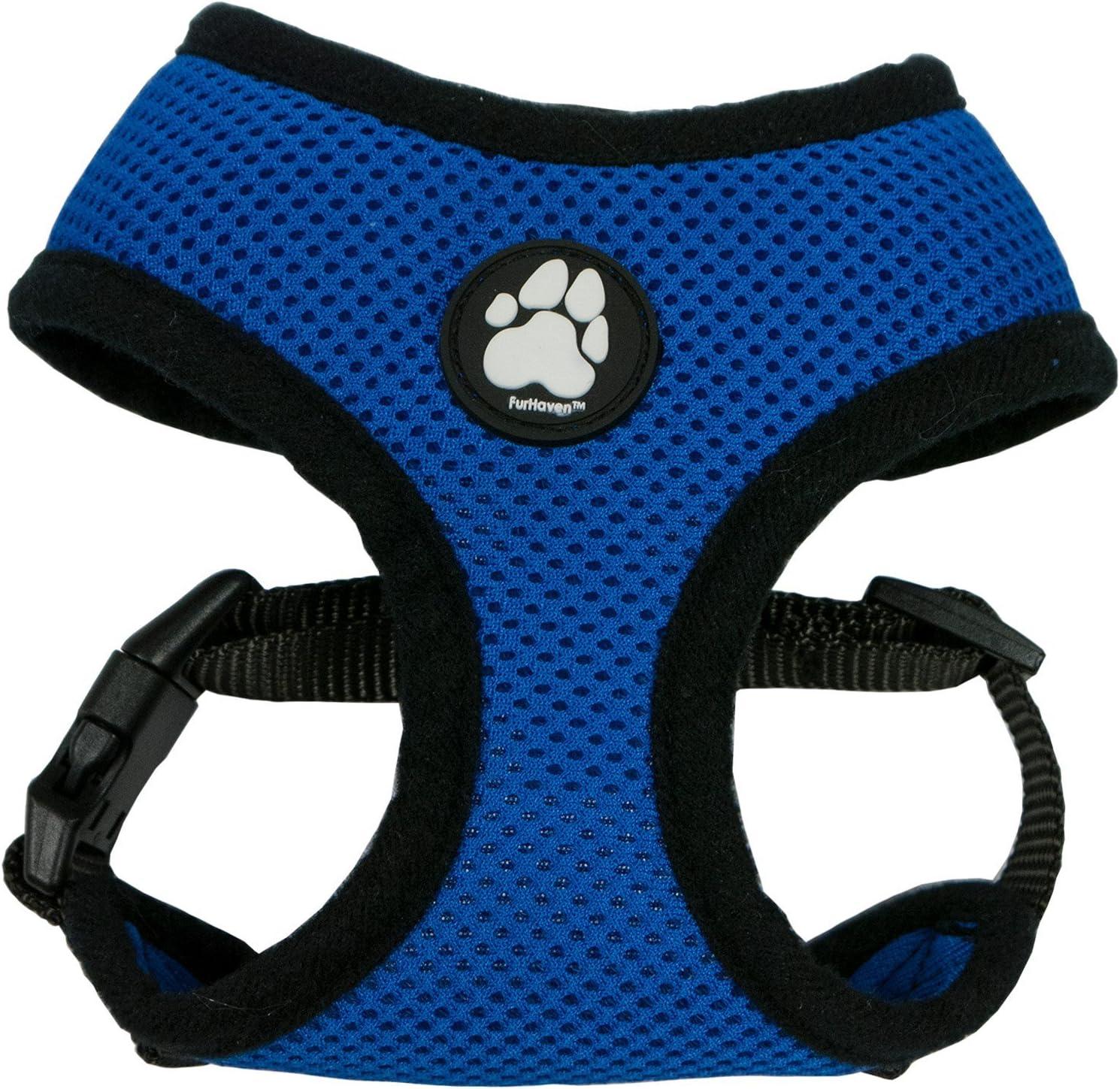 imageFurhaven Adjustable Padded Mesh Dog Harness Black Large