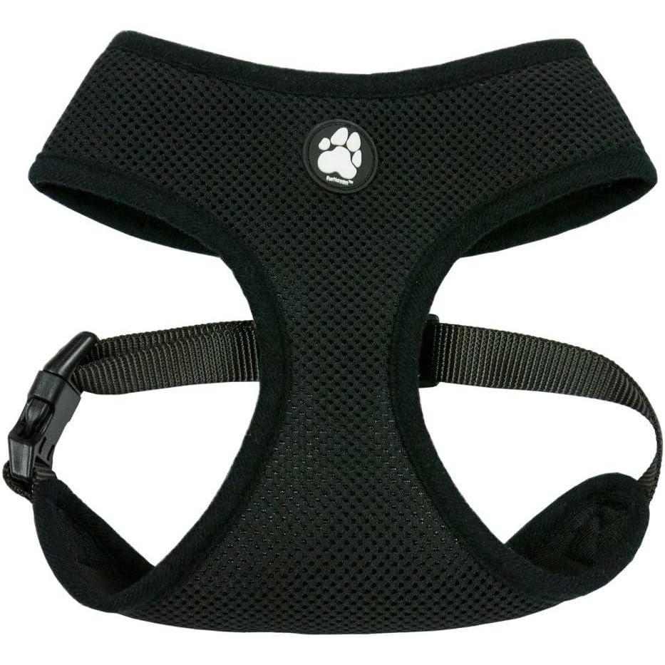 imageFurhaven Adjustable Padded Mesh Dog Harness Black Large
