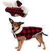 Cream/Red Plaid